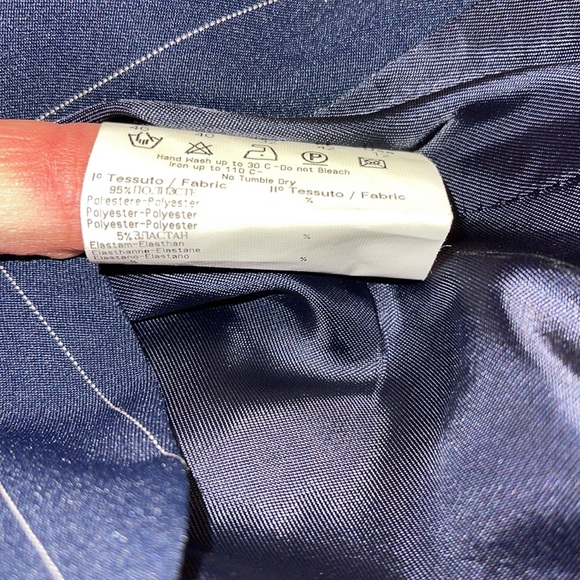 Roccobarocco Pinstripe Skirt & Blazer 10/12 - Picture 11 of 11